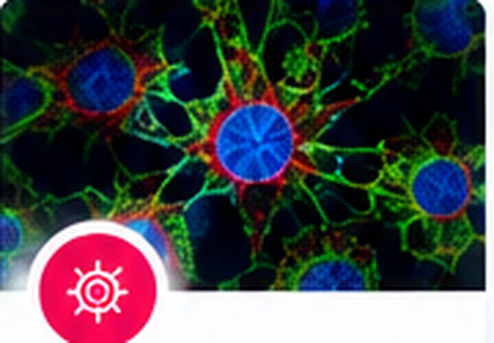 Immunology fluorescence research