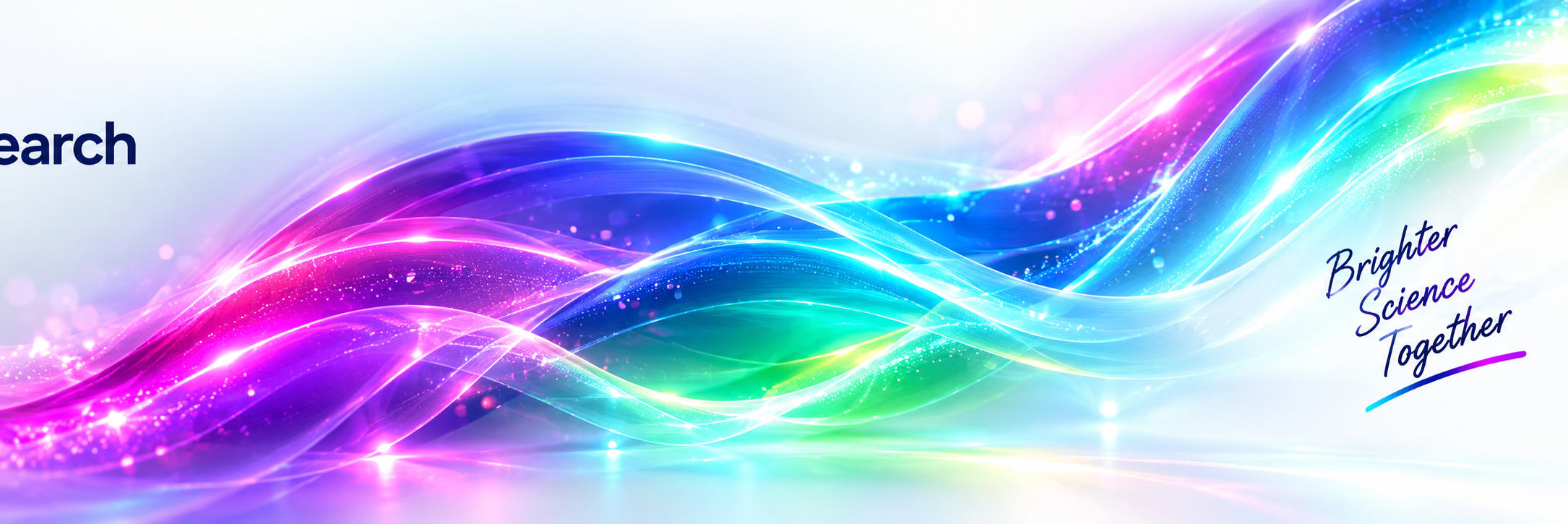 Radiant fluorescent light ribbons